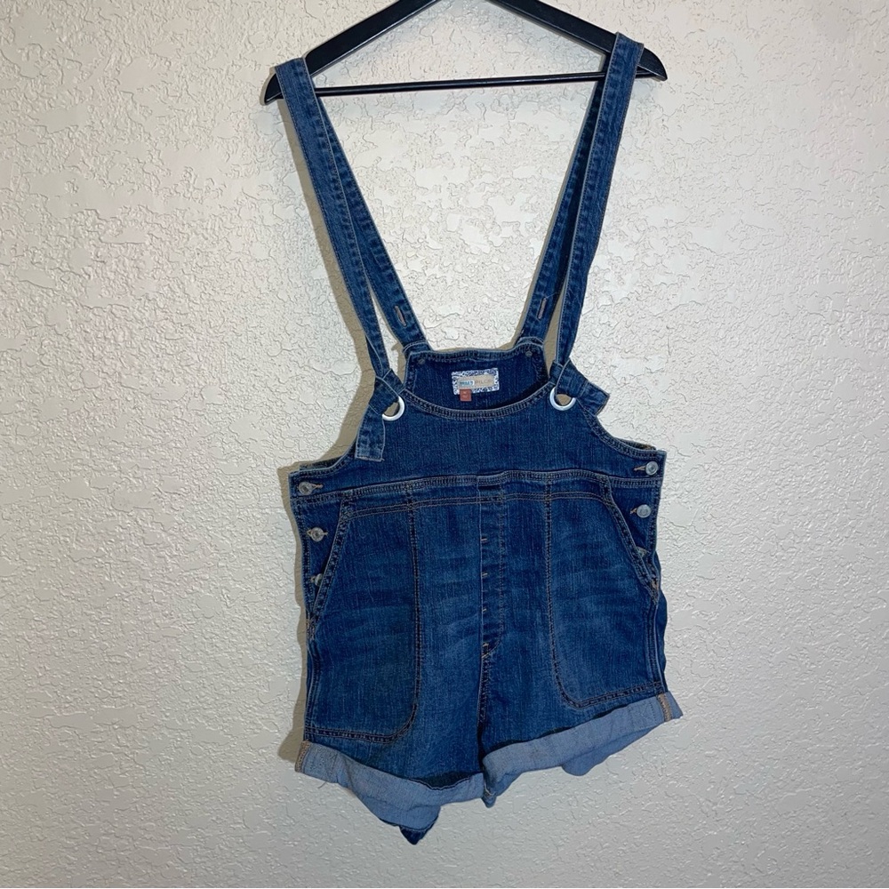 Pilcro shortalls denim overalls